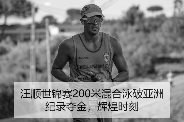汪顺世锦赛200米混合泳破亚洲纪录夺金，辉煌时刻